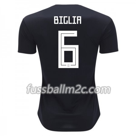 Fußballtrikots Argentinien Biglia 6 Auswärts Trikotsatz WM 2018